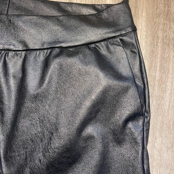 Faux Leather Jogger Pants - Picture 5 of 6